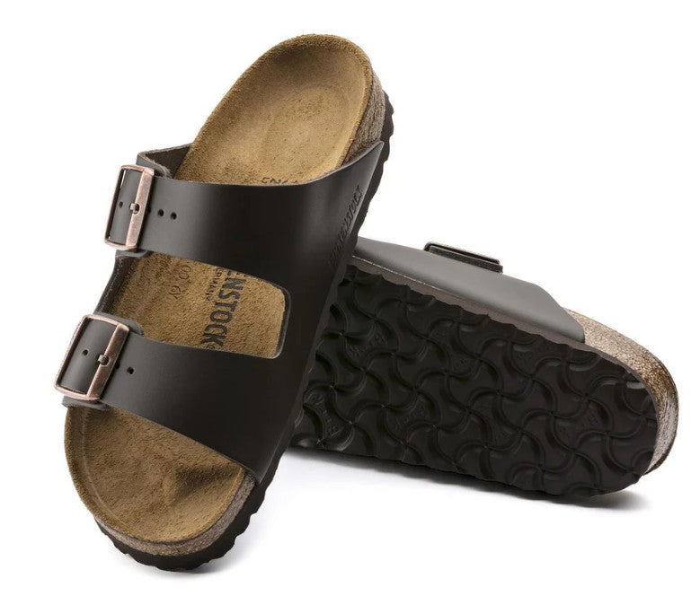 BIRKENSTOCK ARIZONA SMOOTH LEATHER (REGULAR) DARK BROWN