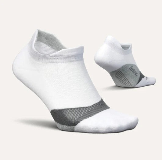 FEETURES ELITE LIGHT CUSHION NO-SHOW TAB - WHITE