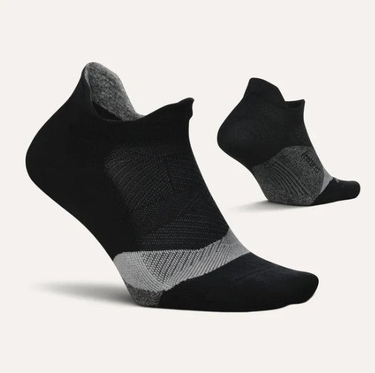 FEETURES ELITE LIGHT CUSHION NO-SHOW TAB - BLACK