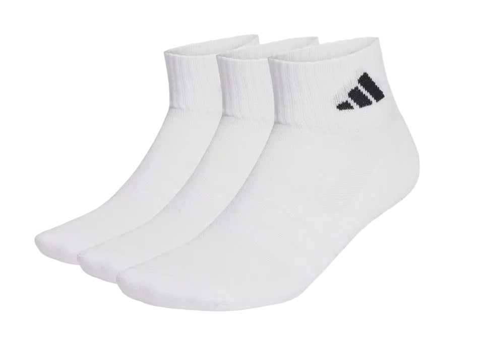 ADIDAS CUSHIONED SPORTSWEAR ANKLE SOCKS 3 PACK