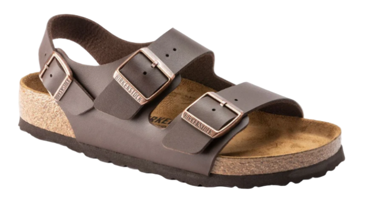 BIRKENSTOCK MILANO BIRKO-FLOR (REGULAR) DARK BROWN