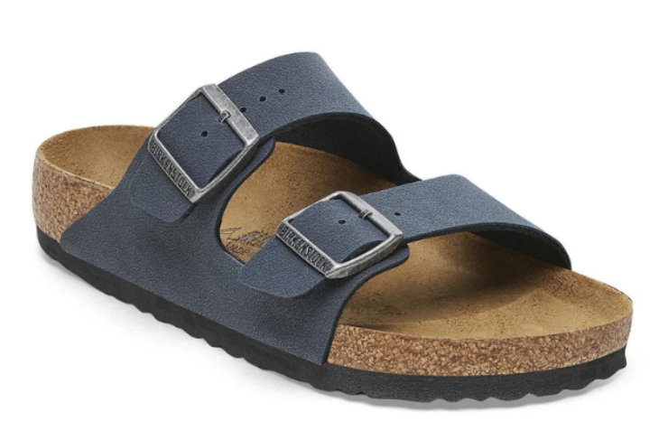 BIRKENSTOCK ARIZONA BIRKIBUC (REGULAR WIDTH) BASALT