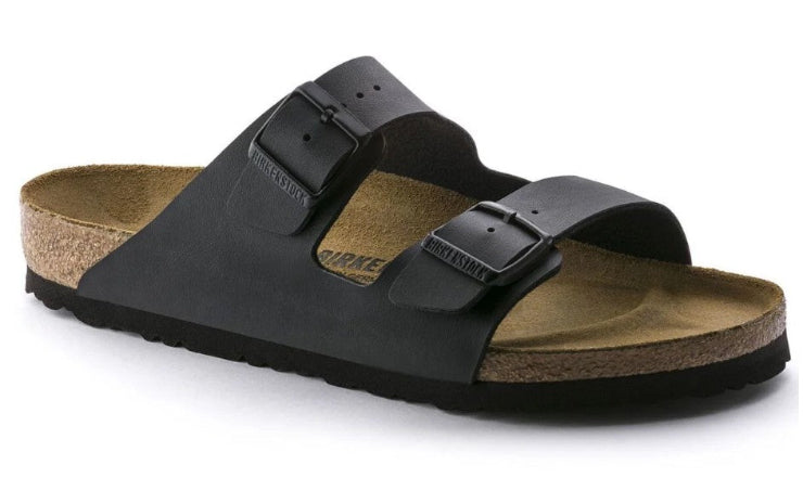 BIRKENSTOCK ARIZONA BIRKO FLOR (REGULAR) BLACK
