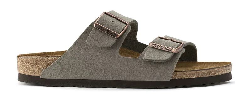 BIRKENSTOCK ARIZONA BIRKIBUC (REGULAR) STONE