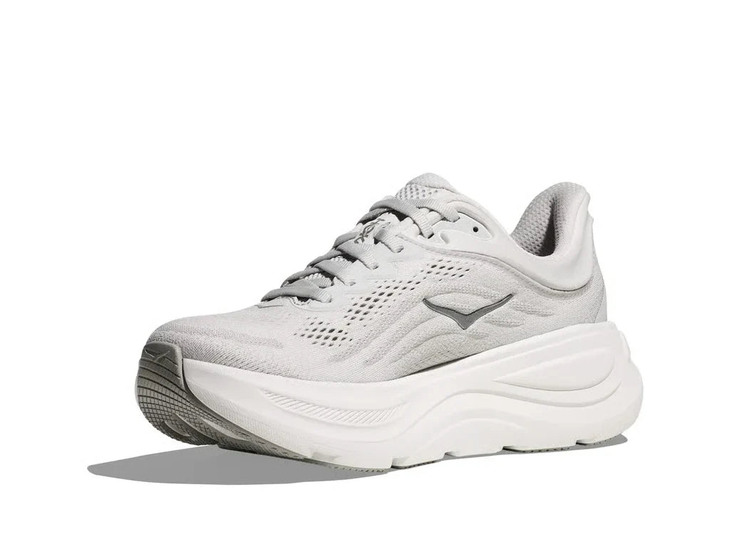 White HOKA running shoe