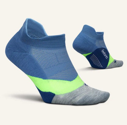 FEETURES ELITE LIGHT CUSHION NO-SHOW TAB  - BAHAMA BLUE