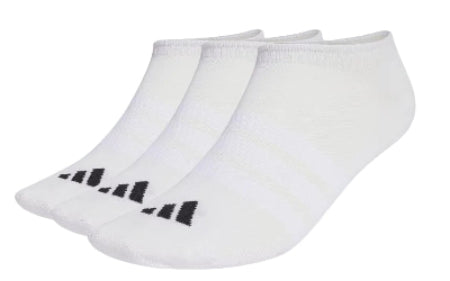 ADIDAS THIN & LIGHT SPORTSWEAR NO SHOW SOCKS 3 PACK