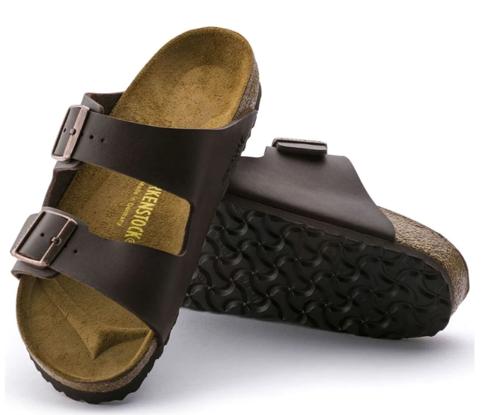 BIRKENSTOCK ARIZONA BIRKO FLOR BROWN (REGULAR)