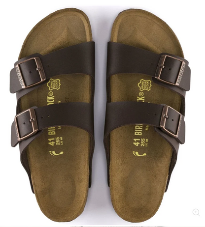 BIRKENSTOCK ARIZONA BIRKO FLOR BROWN (REGULAR)