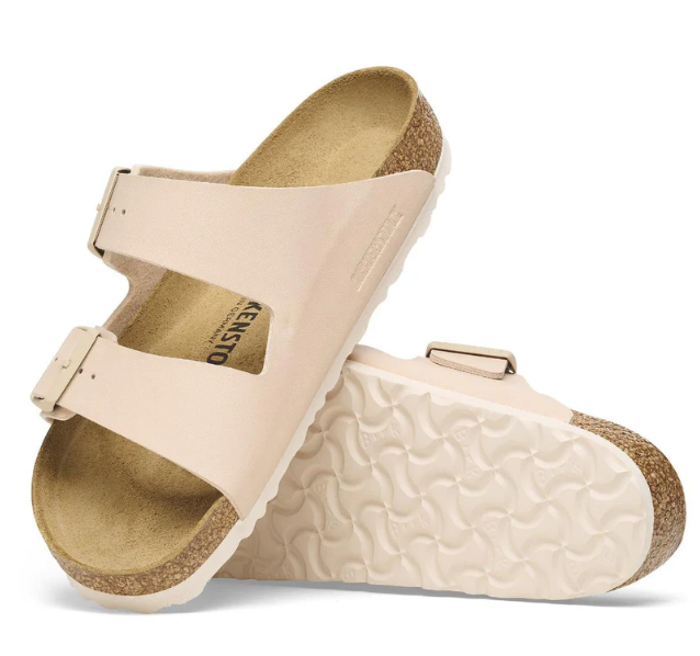 BIRKENSTOCK ARIZONA BIRKO FLOR (REGULAR) NEW BEIGE