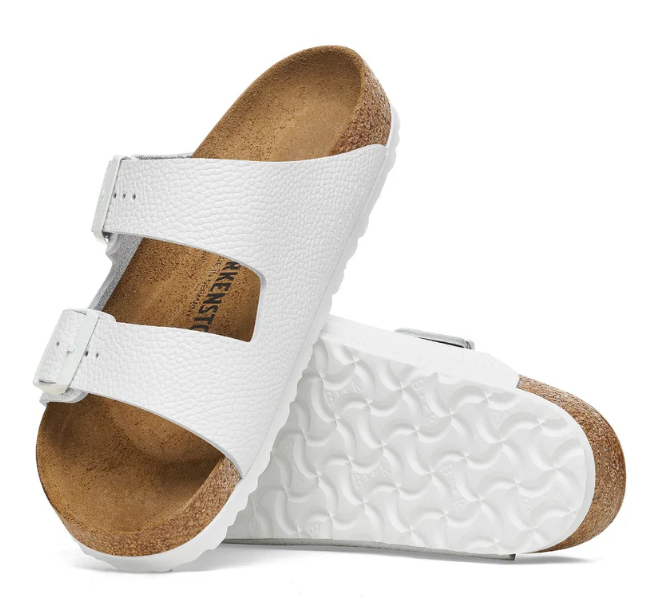 BIRKENSTOCK ARIZONA SMOOTH LEATHER (REGULAR) WHITE