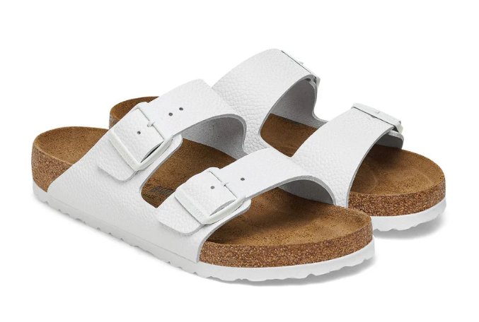 BIRKENSTOCK ARIZONA SMOOTH LEATHER (REGULAR) WHITE