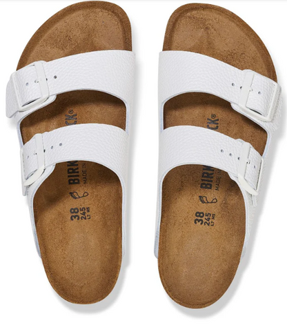 BIRKENSTOCK ARIZONA SMOOTH LEATHER (REGULAR) WHITE