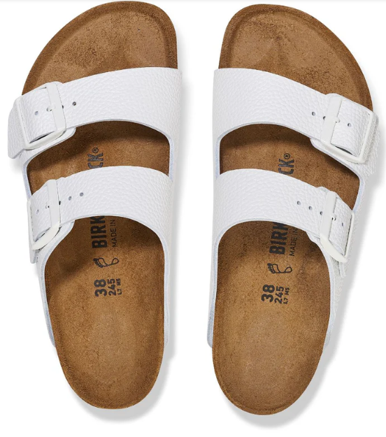 BIRKENSTOCK ARIZONA SMOOTH LEATHER (REGULAR) WHITE