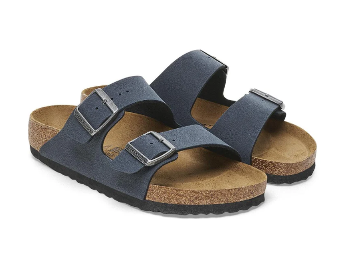 BIRKENSTOCK ARIZONA BIRKIBUC (REGULAR WIDTH) BASALT