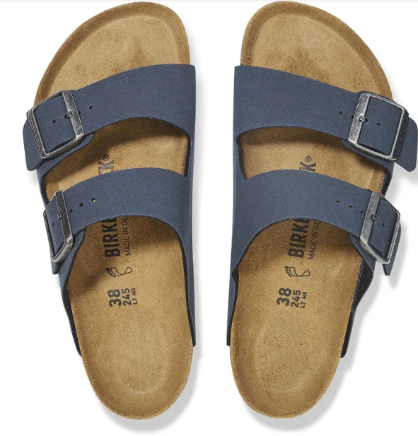 BIRKENSTOCK ARIZONA BIRKIBUC (REGULAR WIDTH) BASALT