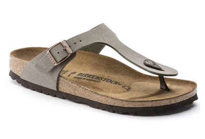 BIRKENSTOCK GIZEH BIRKIBUC STONE