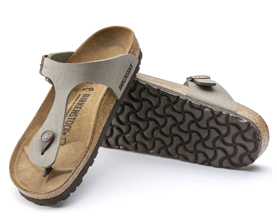 BIRKENSTOCK GIZEH BIRKIBUC STONE