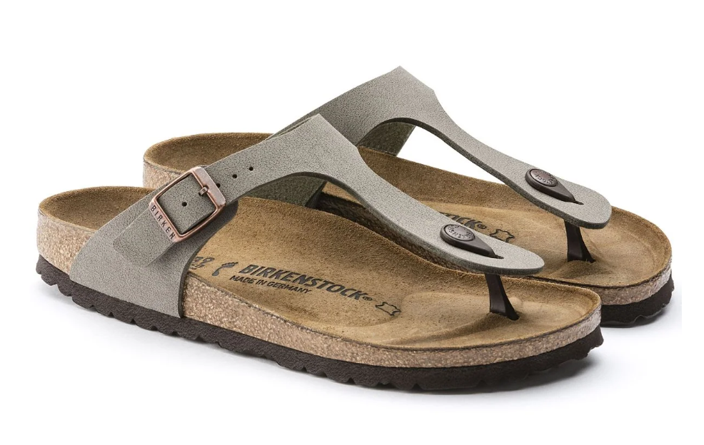 BIRKENSTOCK GIZEH BIRKIBUC STONE