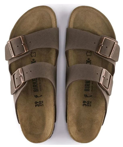 BIRKENSTOCK ARIZONA BIRKIBUC (REGULAR) MOCCA