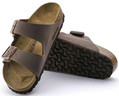 BIRKENSTOCK ARIZONA BIRKIBUC (REGULAR) MOCCA