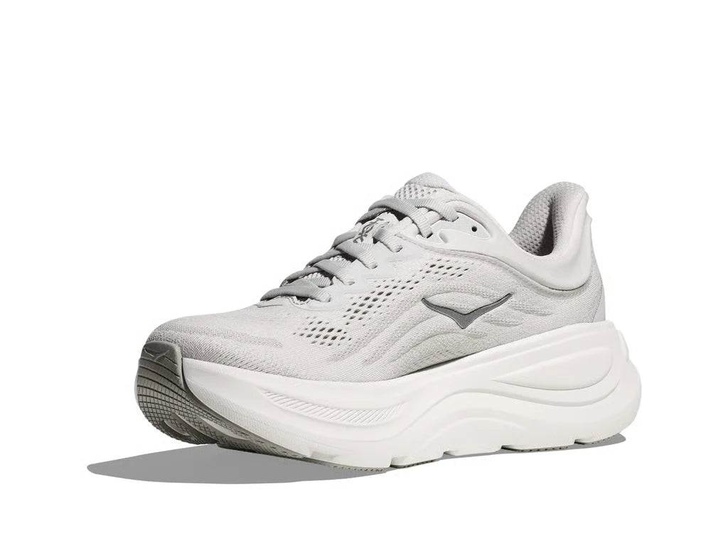 White HOKA running shoe