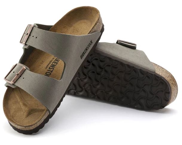 BIRKENSTOCK ARIZONA BIRKIBUC (REGULAR) STONE