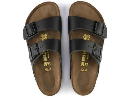 BIRKENSTOCK ARIZONA SMOOTH LEATHER (REGULAR) BLACK
