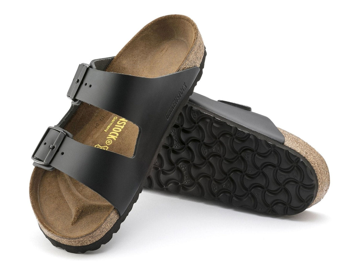 BIRKENSTOCK ARIZONA SMOOTH LEATHER (REGULAR) BLACK