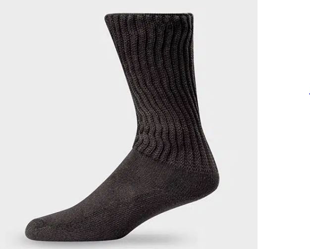 LIGHTFEET DIABETIC HEALTH CREW SOCK