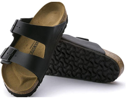 BIRKENSTOCK ARIZONA BIRKO FLOR (REGULAR) BLACK
