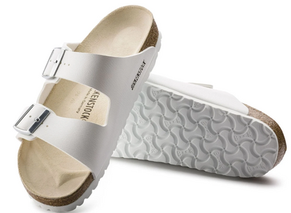 BIRKENSTOCK ARIZONA BIRKO FLOR (REGULAR) WHITE