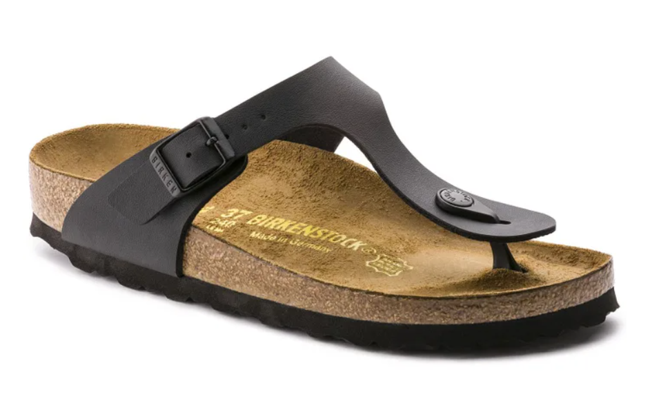 BIRKENSTOCK GIZEH BIRKO FLOR BLACK REGULAR