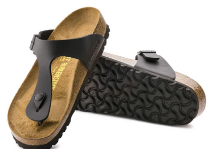 BIRKENSTOCK GIZEH BIRKO FLOR BLACK REGULAR
